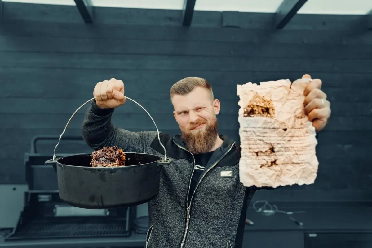 BABOSSA-Rezept: Sauerbraten nach traditioneller Art im Dutch Oven, gegart über offener Flamme Kundenstory BABOSSA BBQ